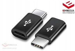 Adapter micro USB do USB C 3.1 czarny