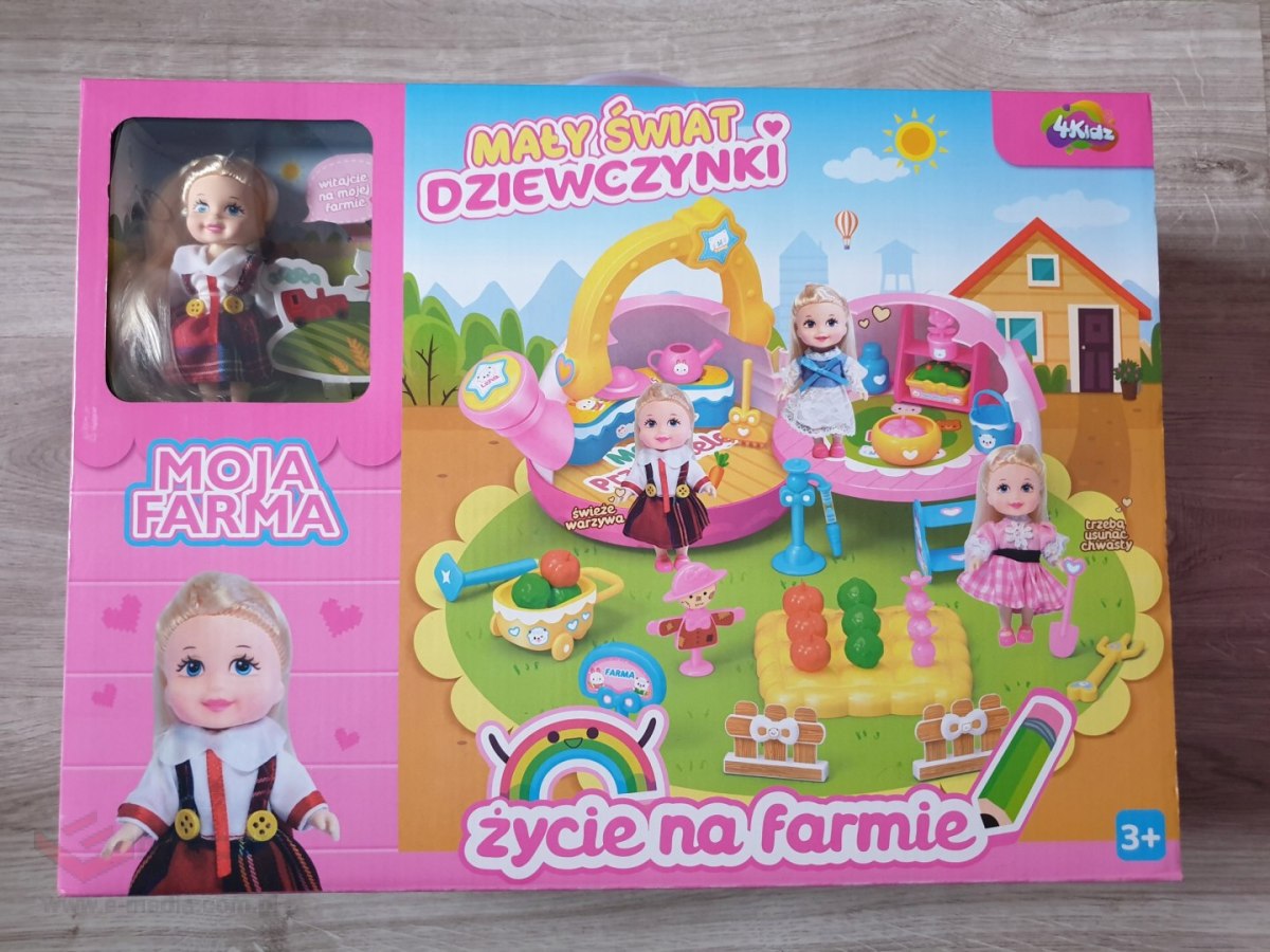 Mały świat dziewczynki Moja Farma 4Kidz Lalka