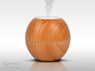 Nawilżacz powietrza,podświet.,130 ml, jasne drewno