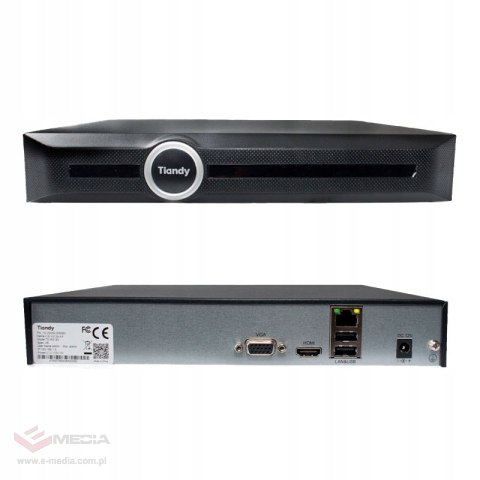 Rejestrator Tiandy TC-R3105-NVR 5CH 1HDD H.265 5Mpx