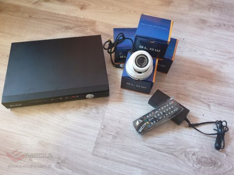 Zestaw DVR+4 kamery+kable BL-KTAHD04A