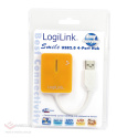 HUB USB LigiLink UA0137 4 porty USB, pomarańczowy