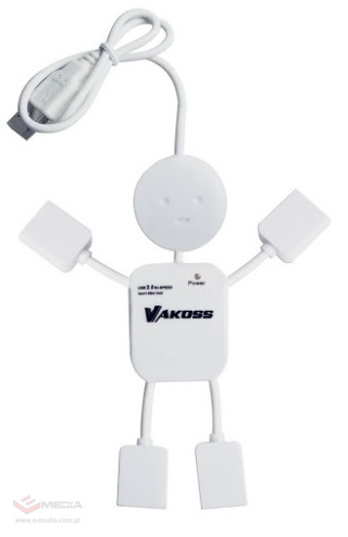 Hub USB 2.0 4porty VAKOSS TC-239UW