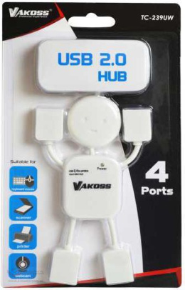 Hub USB 2.0 4porty VAKOSS TC-239UW