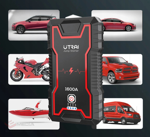 JUMP STARTER ROZRUCH POWERBANK Utrai 1600A 12V