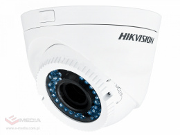 Kamera HD-TVI typu domed, dualna, 720p, 2,8~12mm, promiennik IR 40m, Zewnętrzna
