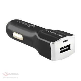 Ładowarka samochodowa Qoltec Quick Charge 12-24V 1.5-3A USB