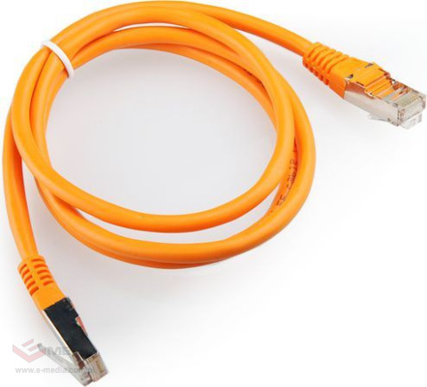 Patchcord F/UTP kat.6 1,0m pomarańczowy