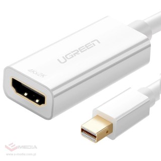 Adapter Ugreen MD112 10460 mini DisplayPort (męski) / HDMI (żeński) FHD 1080p - biały