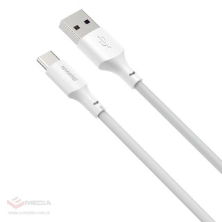 Baseus 2x kabel USB - USB Typ C szybkie ładowanie Power Delivery Quick Charge 40 W 5 A 1,5 m biały (TZCATZJ-02)
