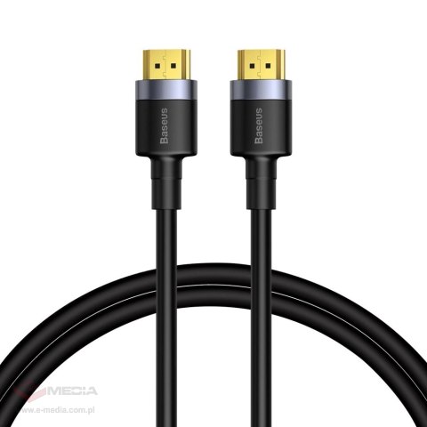 Kabel Baseus Cafule HDMI / HDMI 2.0 4K 60 Hz 3D 18 Gbps 2 m - czarny