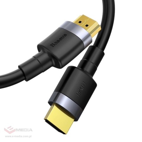 Kabel Baseus Cafule HDMI / HDMI 2.0 4K 60 Hz 3D 18 Gbps 3 m - czarny