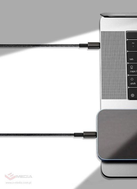 Kabel Baseus CATLWJ-A01 Lightning - USB-C PD 20W 480Mb/s 2m - czarny