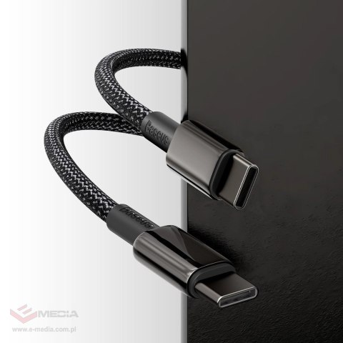 Kabel Baseus CATWJ-01 USB-C - USB-C PD QC 100W 5A 1m - czarny