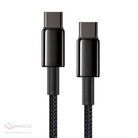 Kabel Baseus CATWJ-A01 USB-C - USB-C PD QC 100W 5A 480Mb/s 2m - czarny