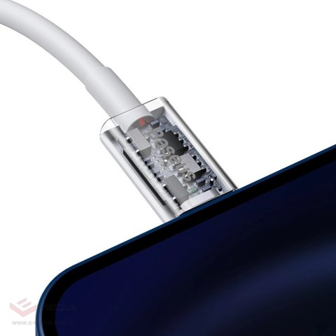 Kabel Baseus Superior Series USB-C / Lightning PD 20W 2 m - biały