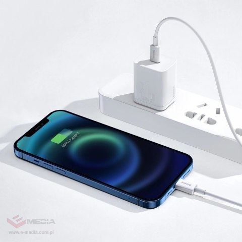 Kabel Baseus Superior Series USB-C / Lightning PD 20W 2 m - biały