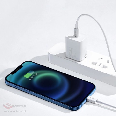 Kabel Baseus Superior Series USB-C / Lightning PD 20W 2 m - biały