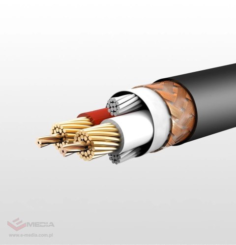 Kabel Ugreen AV130 66719 audio XLR (żeński) - XLR (męski) do mikrofonu / wzmacniacza 5m - czarny