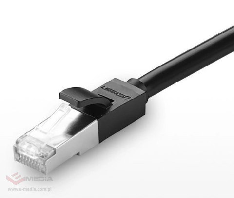 Kabel Ugreen NW112 11281 sieciowy Ethernet RJ45 (żeński) - RJ45 (męski) F/UTP Cat. 6 1 Gbps 2m - czarny