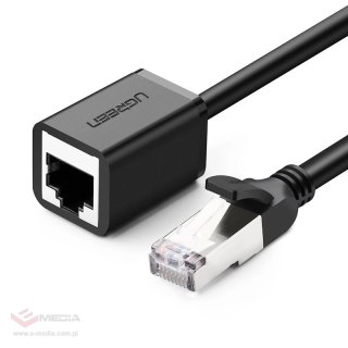 Kabel Ugreen NW112 11283 sieciowy Ethernet RJ45 (żeński) - RJ45 (męski) F/UTP Cat. 6 1 Gbps 5m - czarny