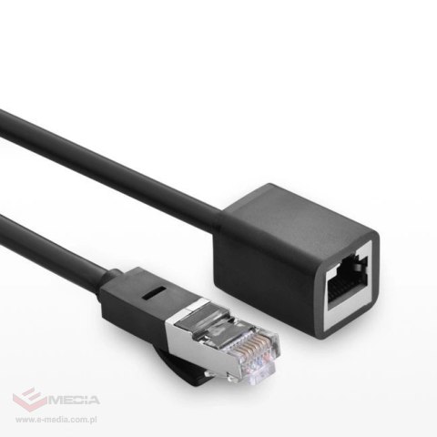 Kabel Ugreen NW112 11283 sieciowy Ethernet RJ45 (żeński) - RJ45 (męski) F/UTP Cat. 6 1 Gbps 5m - czarny