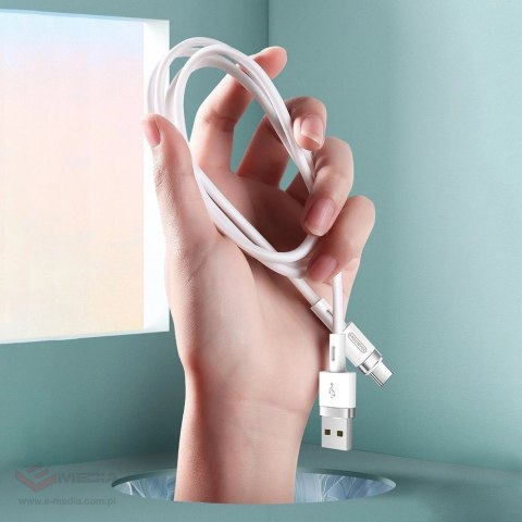 Kabel Joyroom Liquid Silicone Data Cable N2 USB-A / USB-C 2.4A 1.2 m - biały