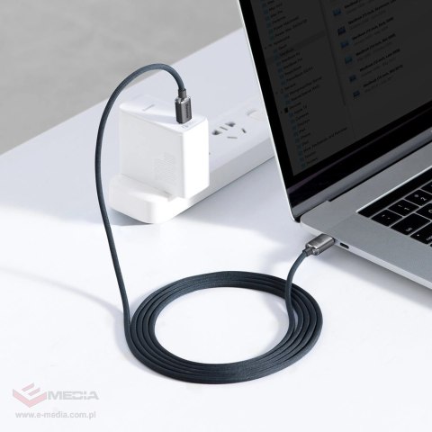 Kabel Baseus CAJY000701 USB-C - USB-C PD 100W 5A 480Mb/s 2m - czarny