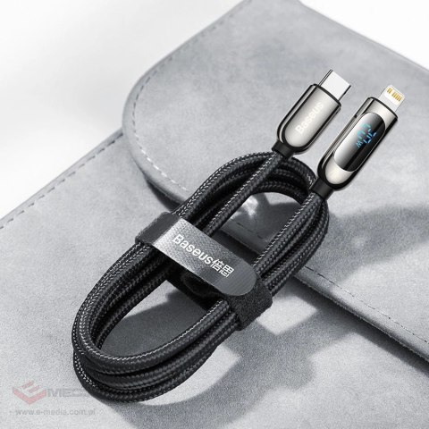 Kabel Baseus CATLSK-A01 Lightning - USB-C PD 20W 480Mb/s 2m - czarny