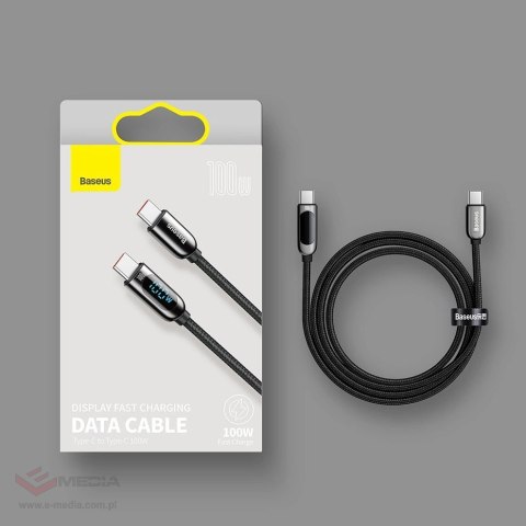 Kabel Baseus CATSK-C06 USB-C - USB-C PD QC 100W 5A 480Mb/s 2m - zielony