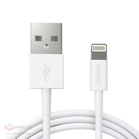 Kabel Choetech IP0027 USB-A - Lightning MFi 1.8m - biały