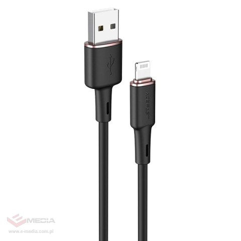 Acefast kabel MFI USB - Lightning 1,2m, 2,4A czarny (C2-02 black)