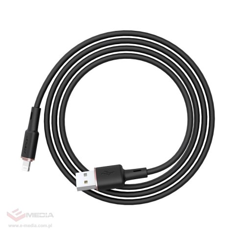 Acefast kabel MFI USB - Lightning 1,2m, 2,4A czarny (C2-02 black)