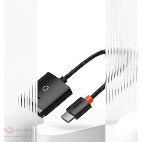 Adapter HDMI - VGA Baseus WKQX010102 - biały