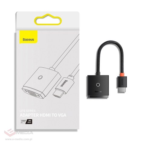 Adapter HDMI - VGA Baseus WKQX010102 - biały