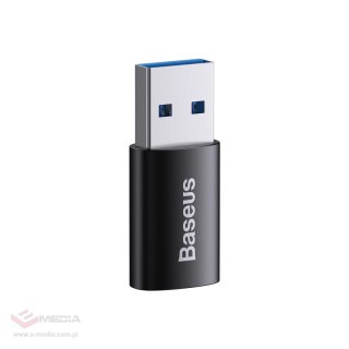 Baseus Ingenuity Series Mini przejściówka adapter USB 3.1 OTG do USB Typ C czarny (ZJJQ000101)