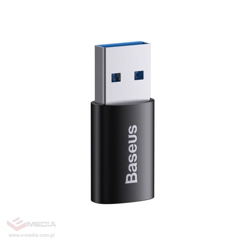 Baseus Ingenuity Series Mini przejściówka adapter USB 3.1 OTG do USB Typ C czarny (ZJJQ000101)