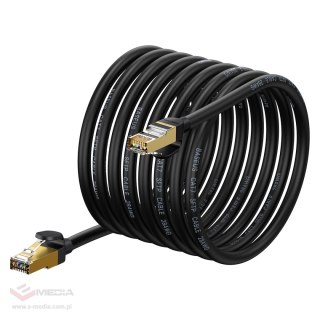 Baseus Speed Seven szybki kabel sieciowy RJ45 10Gbps 10m czarny (WKJS010701)