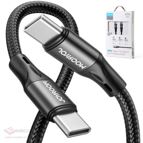 Kabel Joyroom S-2030N1-60 USB-C / USB-C PD 60W 3A 2m - czarny