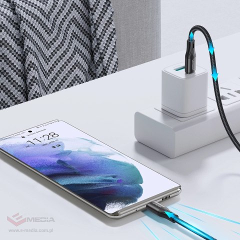 Kabel Joyroom S-2030N1-60 USB-C / USB-C PD 60W 3A 2m - czarny