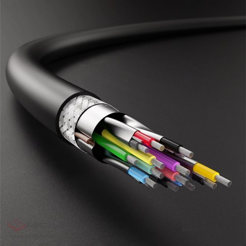 Kabel Ugreen US128 90576 USB-A 3.0 / USB-A 3.0 5Gb/s 3m - czarny