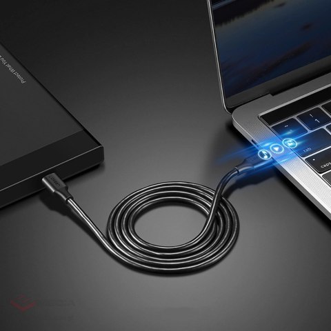 Kabel Ugreen US286 USB-C - USB-C PD QC 3A 480Mb/s 2m - czarny