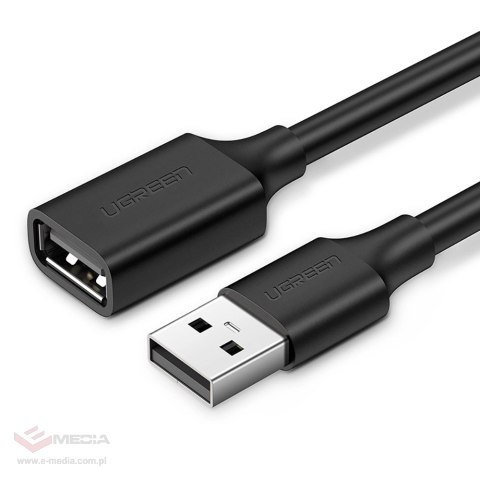 Ugreen przedłużka adapter USB 2.0 5m czarny (US103)