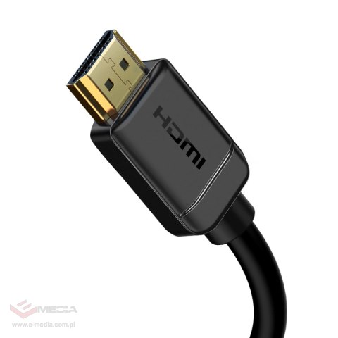 Baseus kabel przewód HDMI 2.0 0.75m czarny (WKGQ030201)