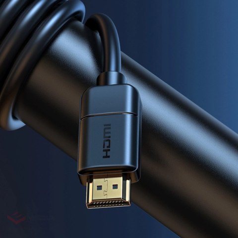 Baseus kabel przewód HDMI 2.0 0.75m czarny (WKGQ030201)