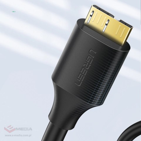 Kabel Ugreen US130 10841 USB-A 3.0 - micro USB-B 1m - czarny