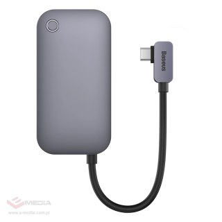 Uniwersalny HUB USB do tabletu / smartfona 6w1 USB-C Baseus PadJoy - ciemnoszary