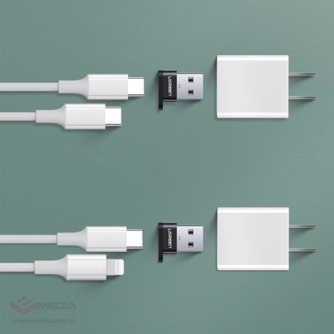 Adapter Ugreen US280 50568 USB-C 3.1 (żeński) / USB-A 2.0 (męski) - czarny