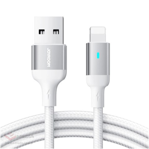 Kabel Joyroom Extraordinary Series A10 USB-A / Lightning 2.4A 1.2 m - biały