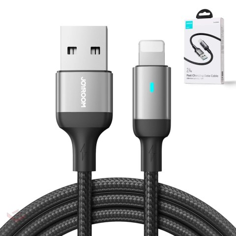 Kabel Joyroom Extraordinary Series A10 USB-A / Lightning 2.4A 1.2 m - czarny